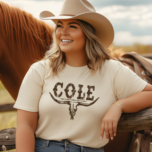 Cole Longhorn Tee