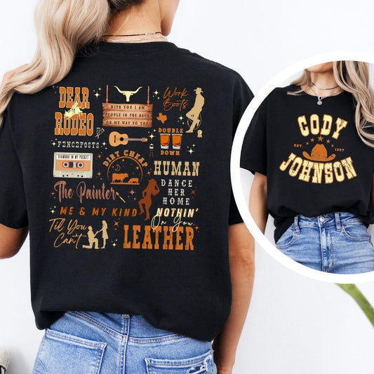 Cody Johnson Set List Tee