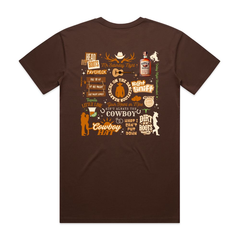 Jon Pardi Set List Tee