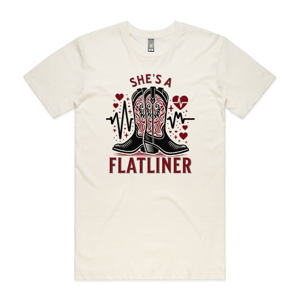 She's a Flatliner Tee