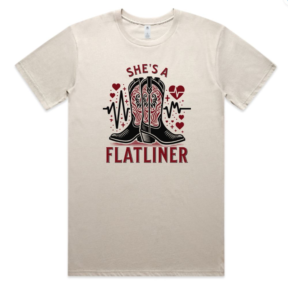 She's a Flatliner Tee