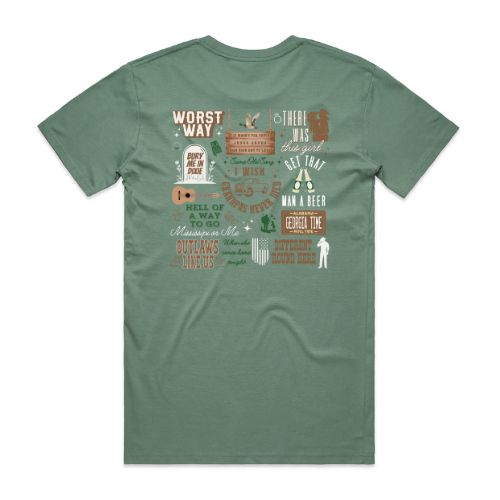 Riley Green Set List Tee