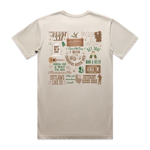 Riley Green Set List Tee