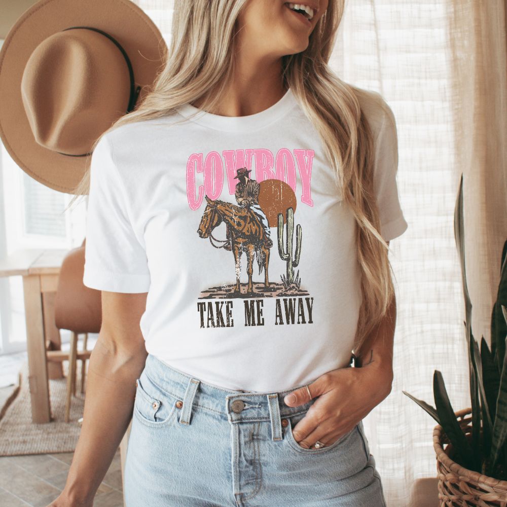 Amarillo Cowboy Take Me Away Tee