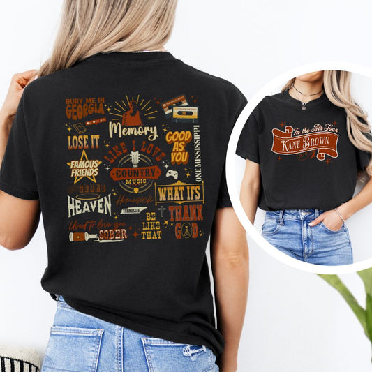 Kane Brown Set List Tee