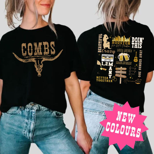 Luke Combs Set List Tee