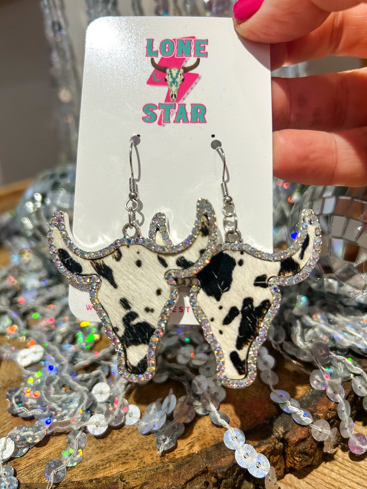 Rhinestone Cowgirl Dangles