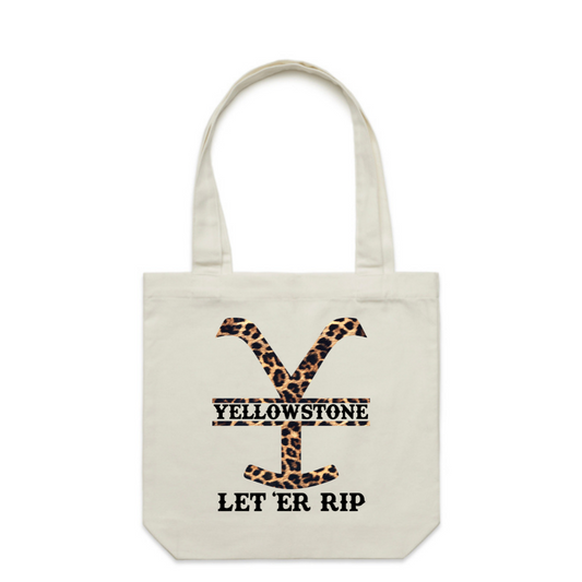 Leopard Let Er Rip Tote