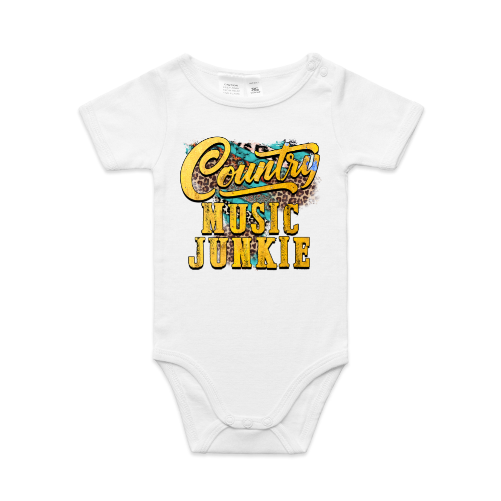 Country Music Junkie Onesie