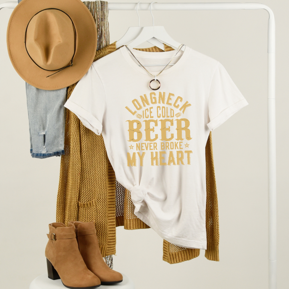 Beer Never Broke My Heart Tee