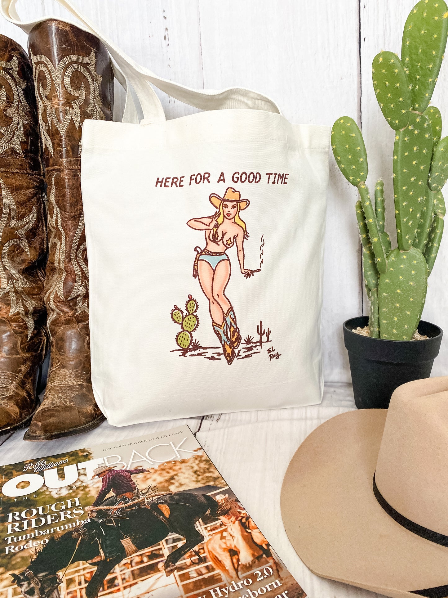 Here For a Good Time Tote